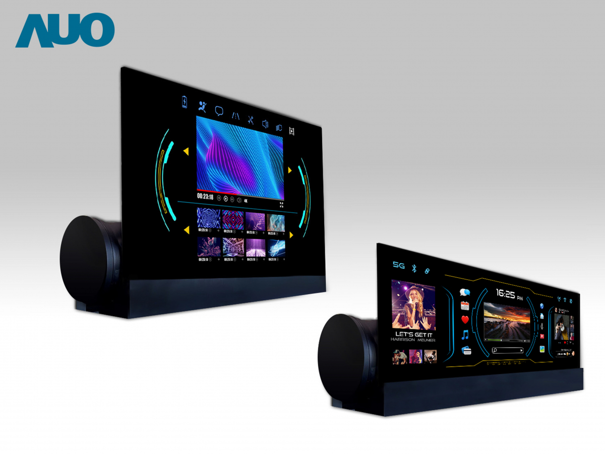 友達14.6吋可捲式Micro LED面板，導入車內資訊、影音娛樂及駕駛安全系統，翻轉智慧移動場域