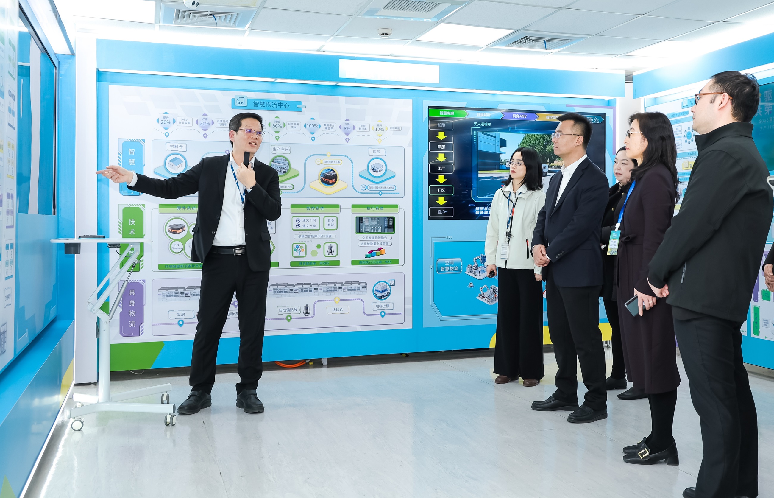 世界杯官方网页版苏州展示&rdquo;智能体&rdquo;在工业场景的深度应用，与&rdquo;具身智能&rdquo;在生产场景的创新整合，全面升级生产与管理流程，构建全链路智能制造体系，打造柔性自主工厂