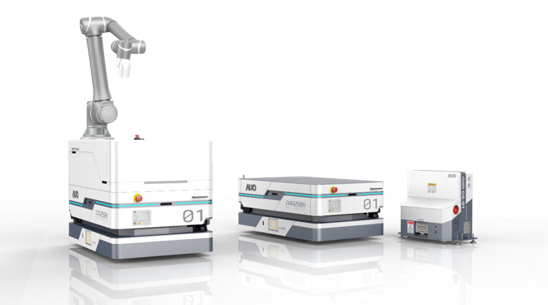 友達數位開發的自主式移動機器人（AMR250M），搭配全向輪並結合AI演算法、2D LiDAR、3D攝影機等技術，協助客戶實現產線全自動化